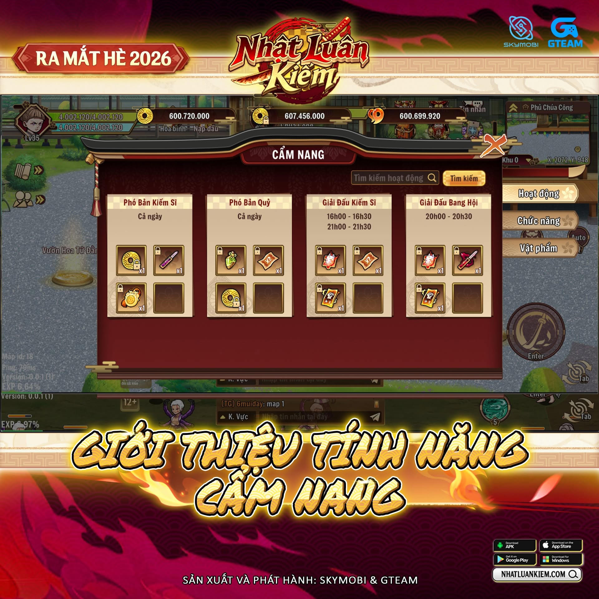Giới Thiệu Tính Năng Cẩm Nang