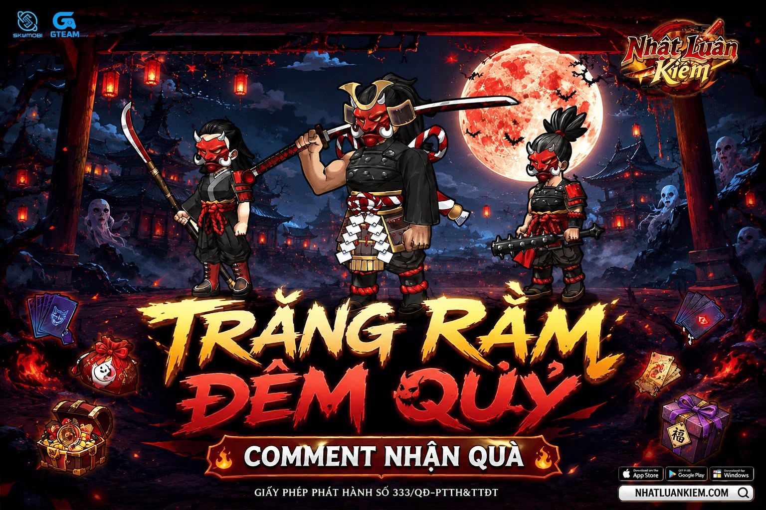 Trăng Rằm Đêm Quỷ Comment Nhận Quà