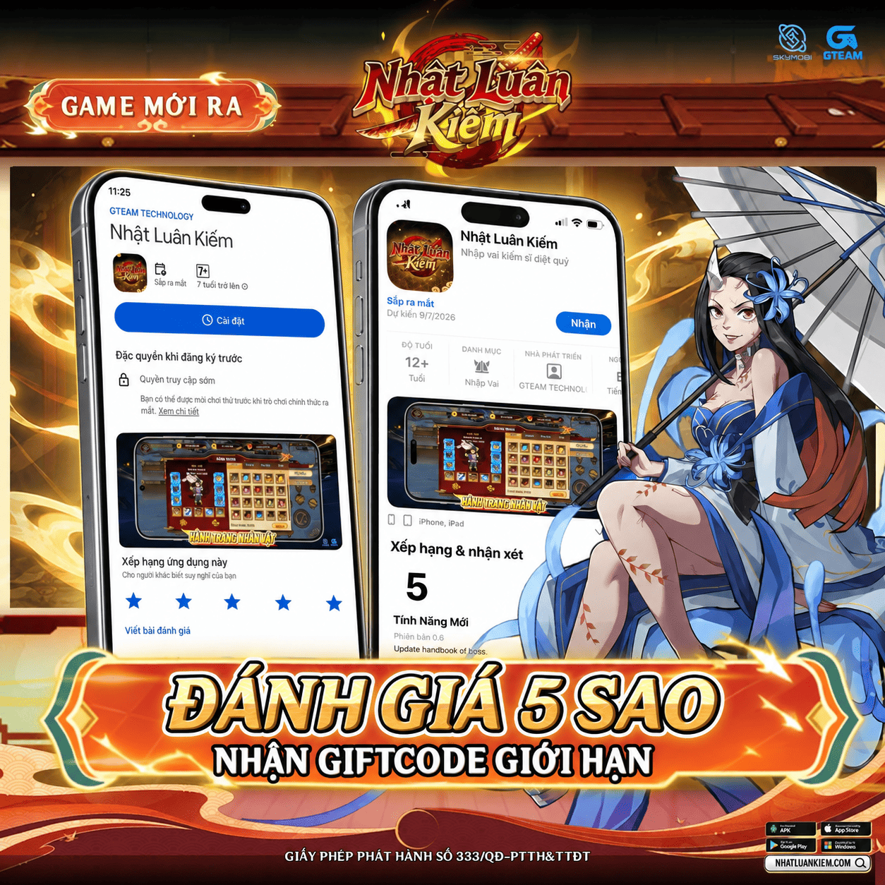 Đánh Giá Nhật Luân Kiếm Nhận Gifttcode Giới Hạn