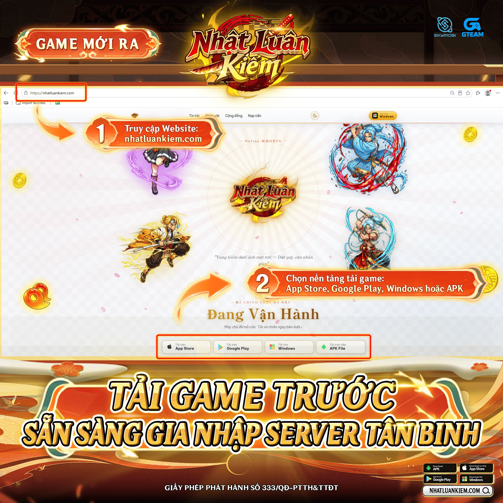 Tải Game & Nạp Gem Trước Sẵn Sàng Gia Nhập Server Tân Binh