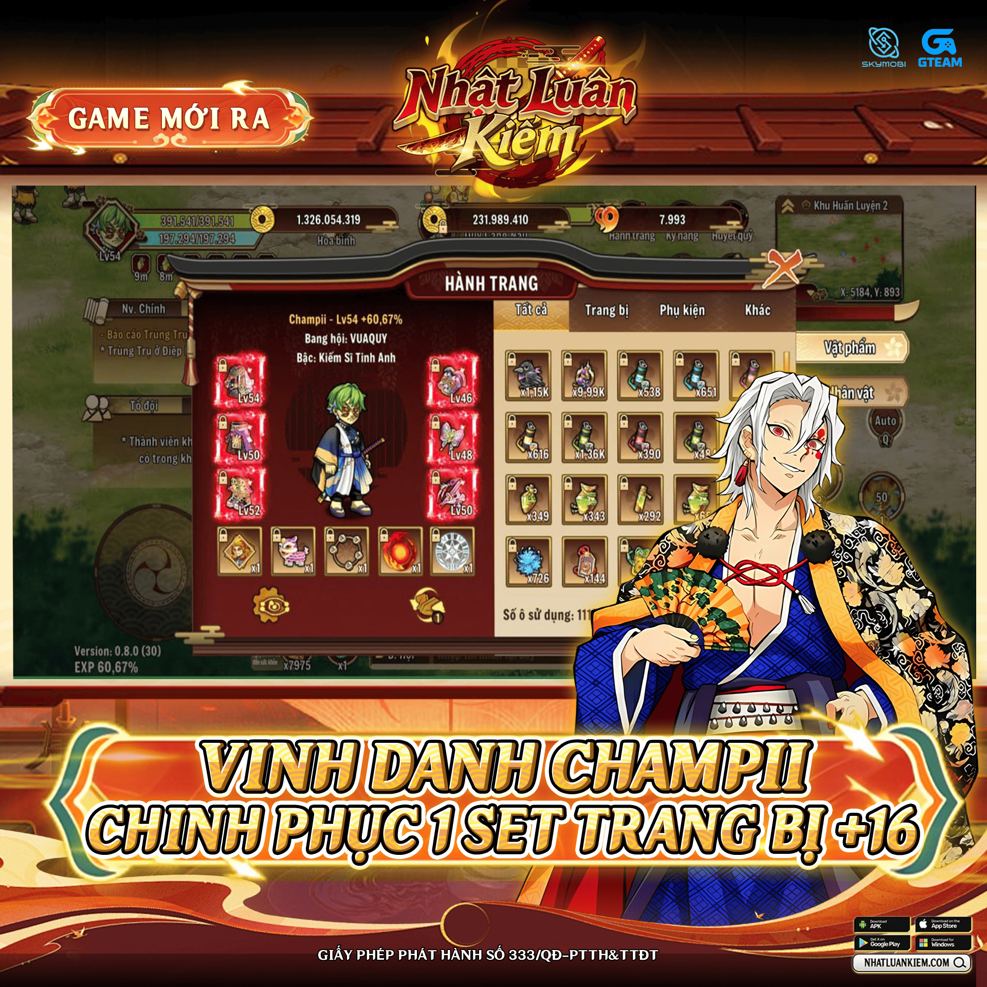 Vinh Danh Champii & Tiimkk Sở Hữu Trọn Bộ Trang Bị +16