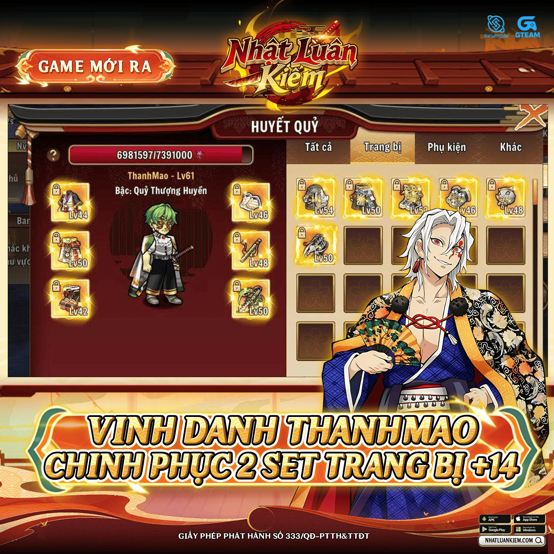 Vinh Danh ThanhMao & TanJiBinGo66 Chinh Phục 2 Set Trang Bị +14