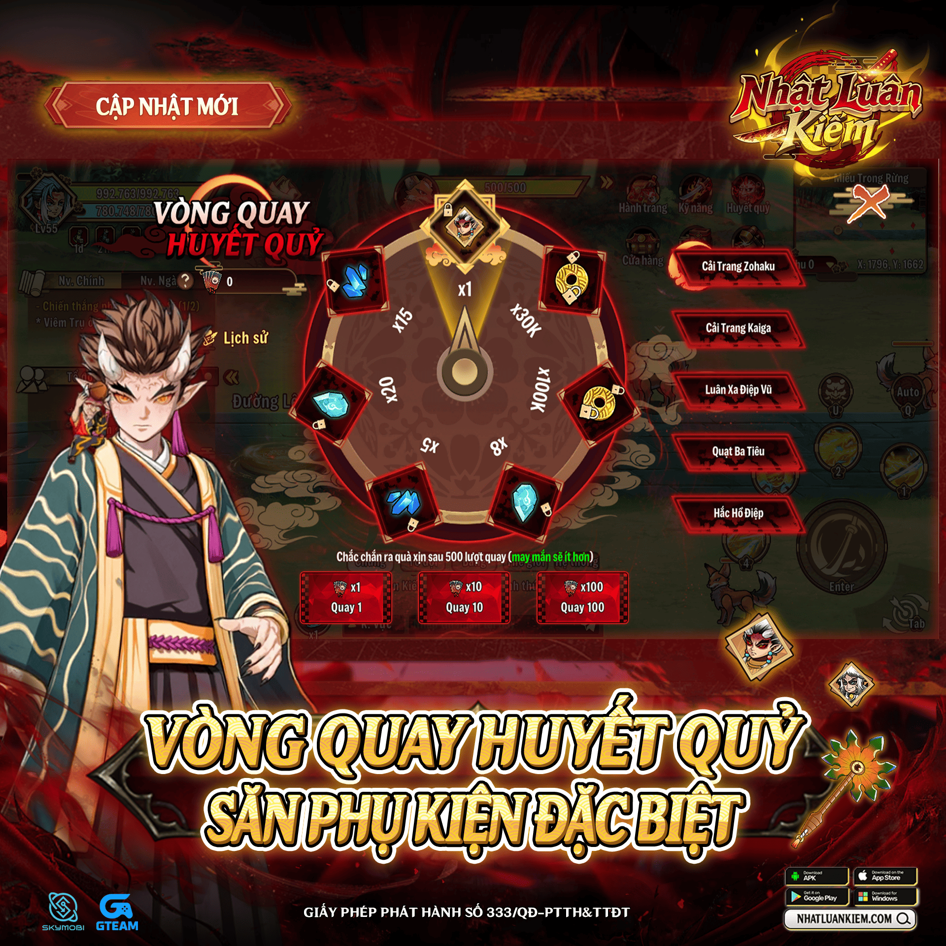Săn Boss Kaiga Chinh Phục Vòng Quay Quỷ